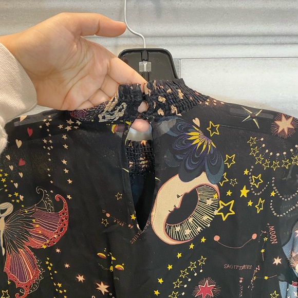 Zara moon and astrology print dress - Picture 5 of 6